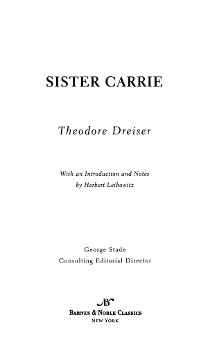 Читать Sister Carrie