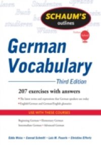 Schaum`s Outline of German Vocabulary, 3ed