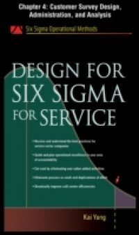 Design for Six Sigma for Service, Chapter 4