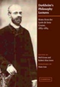 Durkheim`s Philosophy Lectures