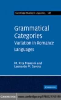 Grammatical Categories