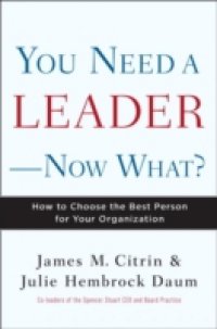 You Need a Leader–Now What?