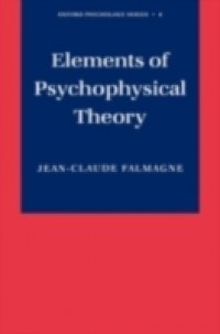 Elements of Psychophysical Theory