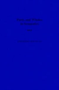 Parts and Wholes in Semantics