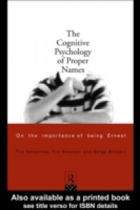 Cognitive Psychology of Proper Names