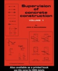 Supervision of Concrete Construction 1