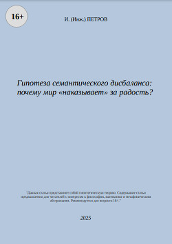 Гипотеза семантического дисбаланса: почему мир «наказывает» за радость?