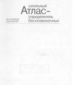 Школьный атлас-определитель беспозвоночных
