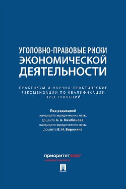 Уголовно-правовые риски экономической деятельности. Практикум и научно-практические рекомендации по квалификации преступлений