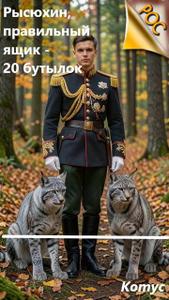 Рысюхин, правильный ящик - 20 бутылок!